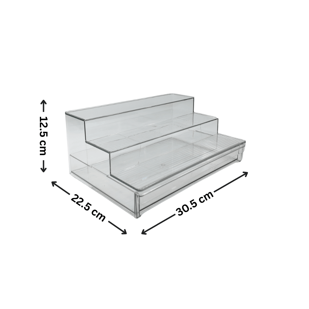 Clear Herb & Spice Rack with Drawer