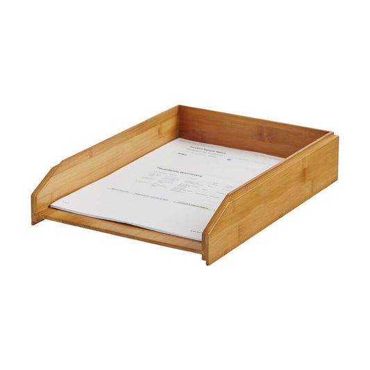 Bamboo Desk Tray for Document Organisation-0