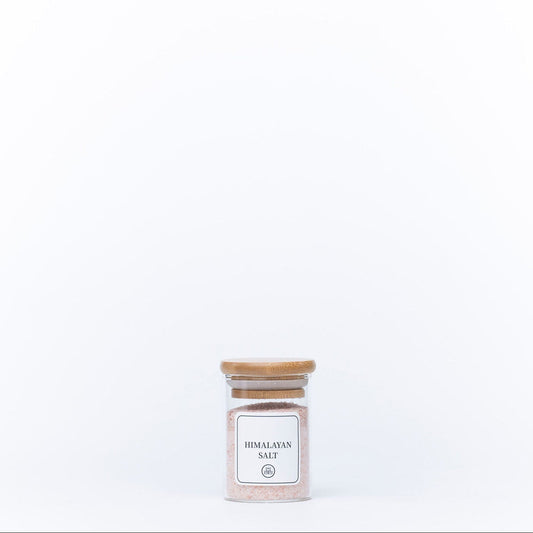 Round Glass Spice Jars with Bamboo Lid – 3 Sizes