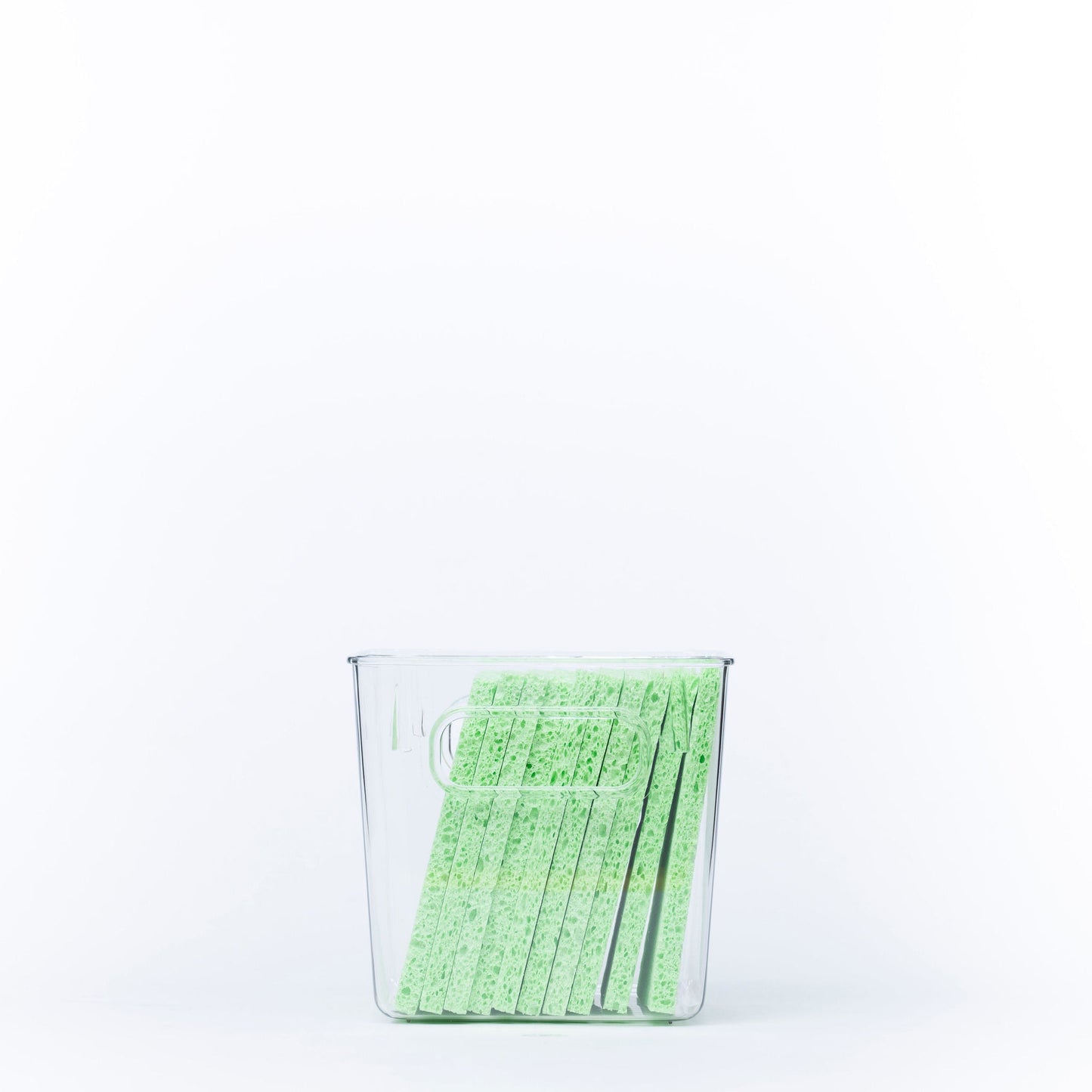Clear Multi-Use Storage Tub With Lip – Medium