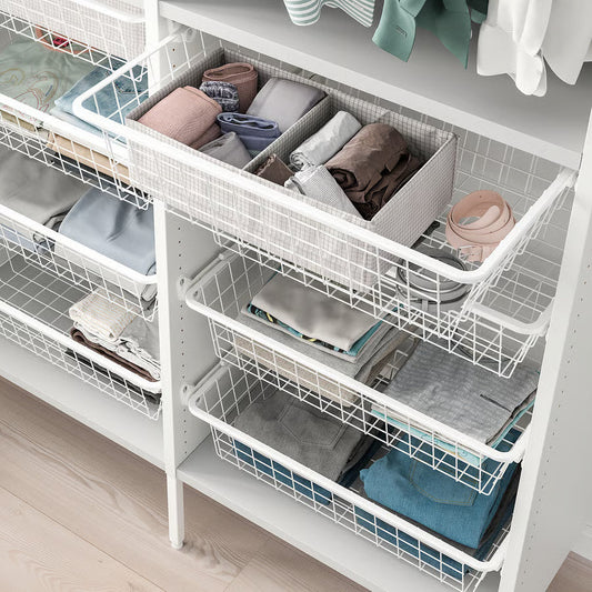 Wire Storage Basket with Slides – Available in 2 Sizes